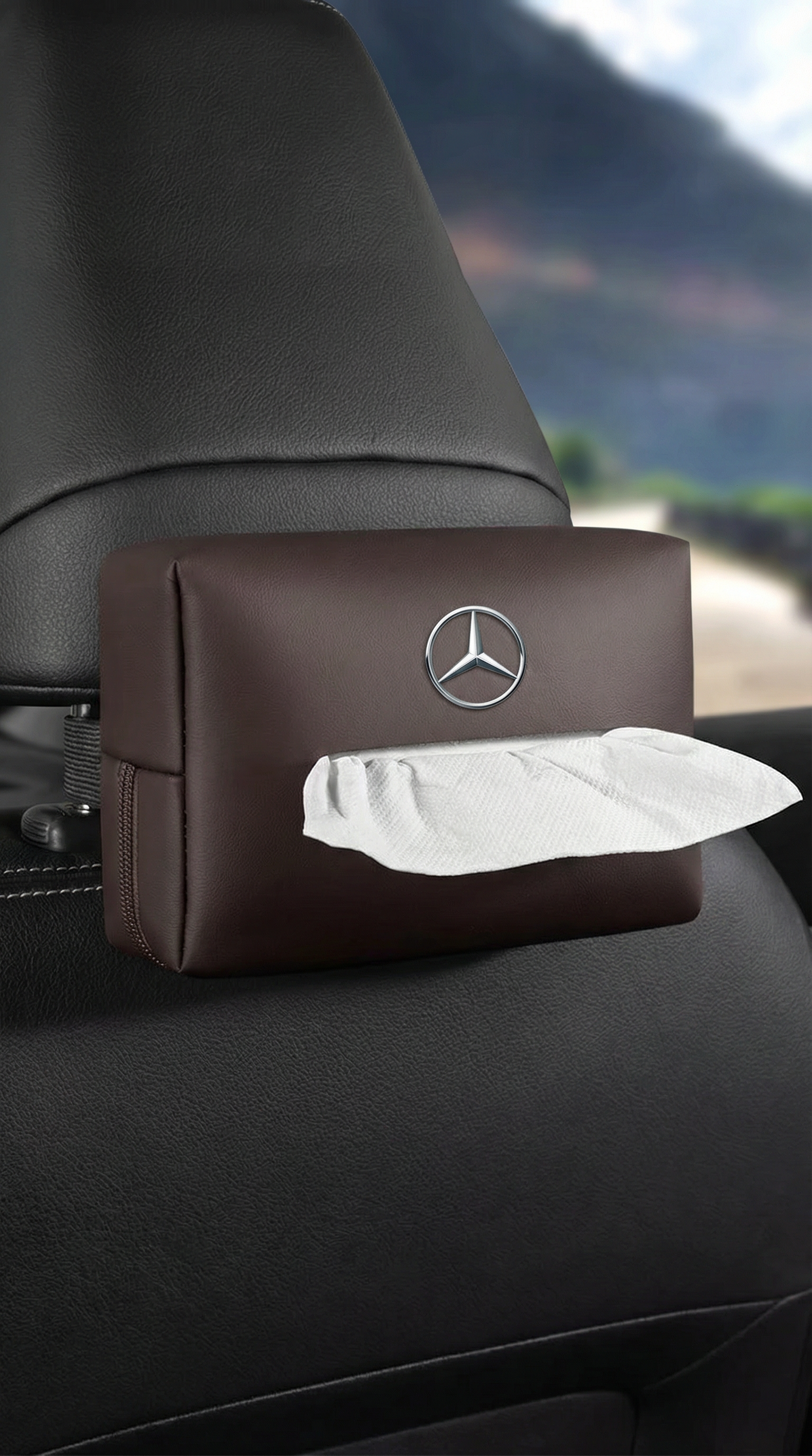 Porte mouchoir voiture personnalisé