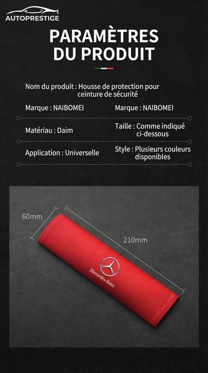 Protections d'Épaule Prestige pour Ceinture de Sécurité