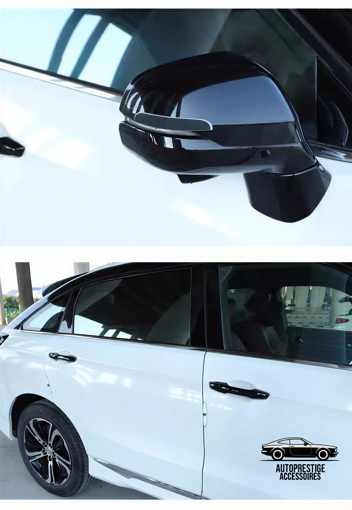 Bande de protection adhésif portière et rétroviseur