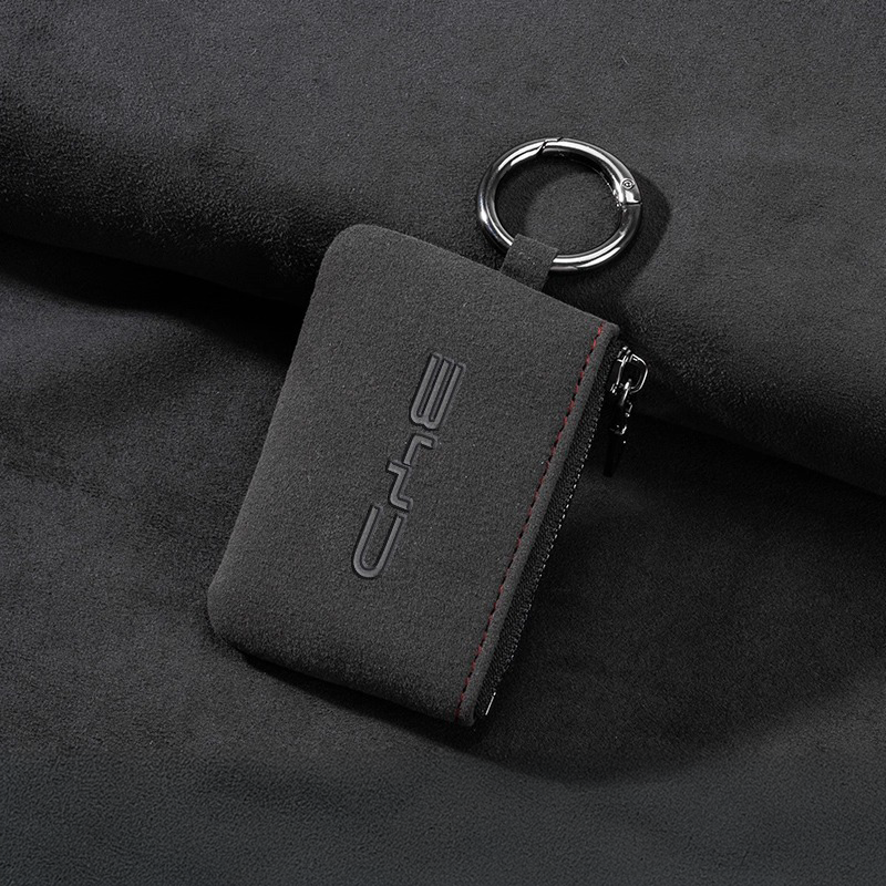 Housse de clés en daim