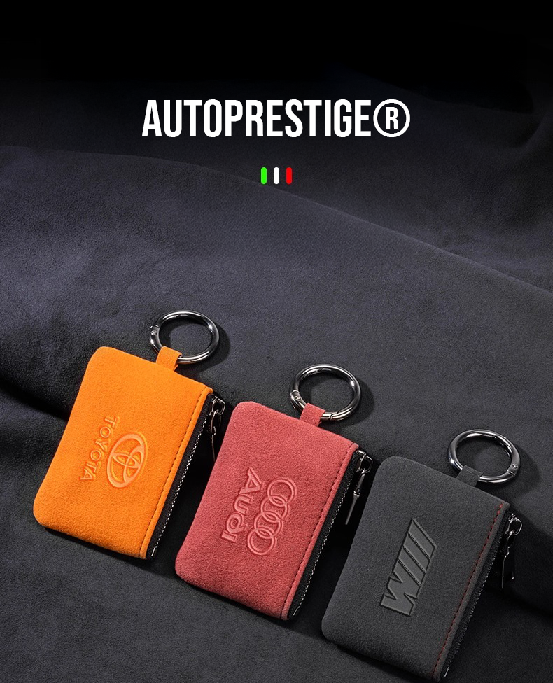 Housse de clés en daim