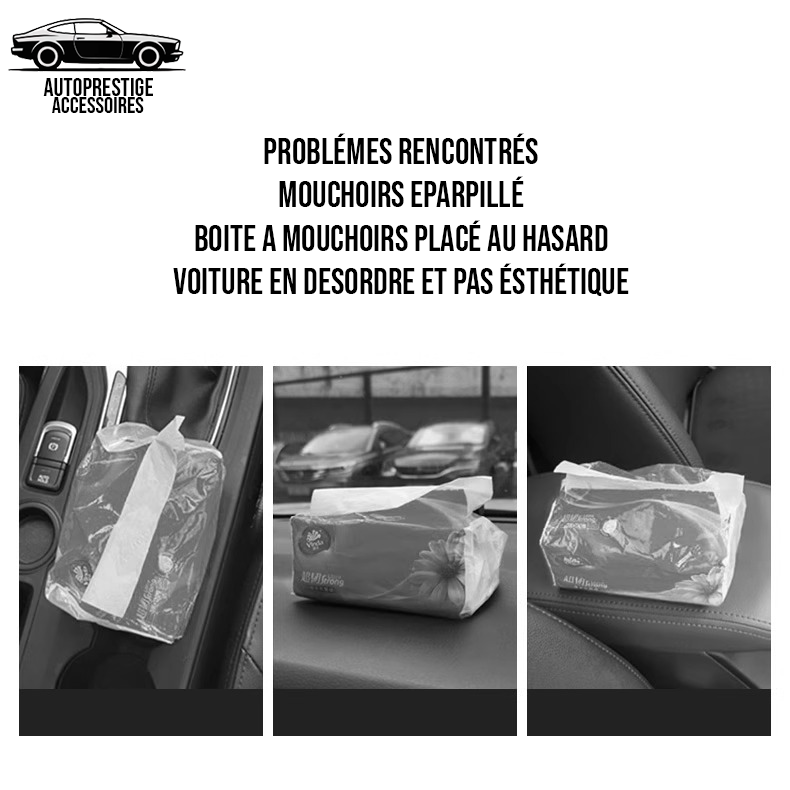 Porte mouchoir voiture personnalisé