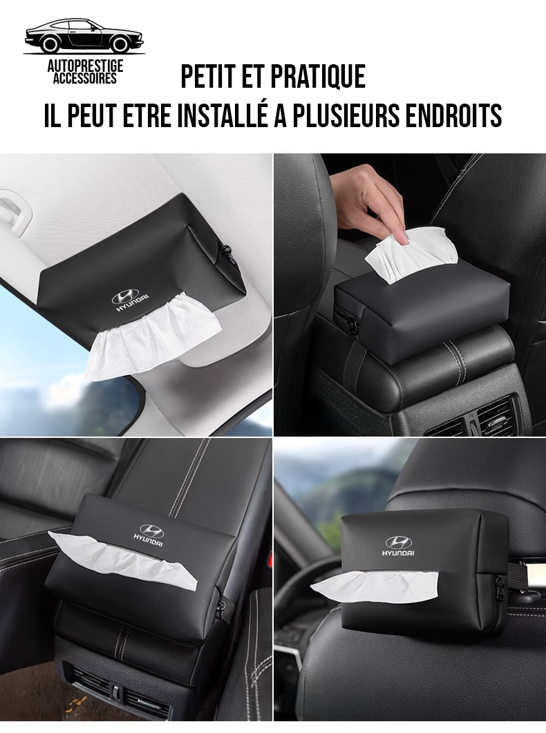 Porte mouchoir voiture personnalisé