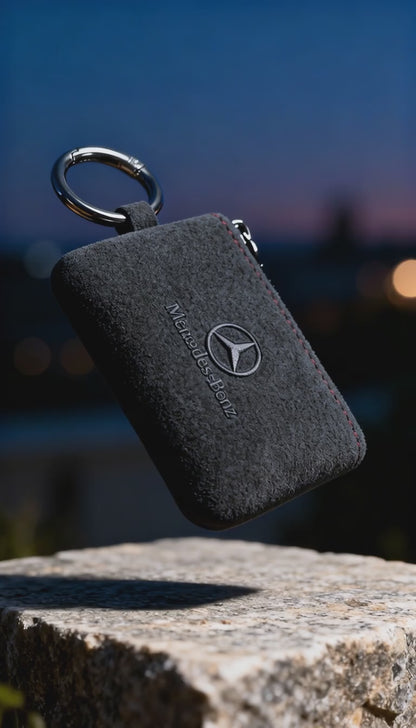 Housse de clés en daim
